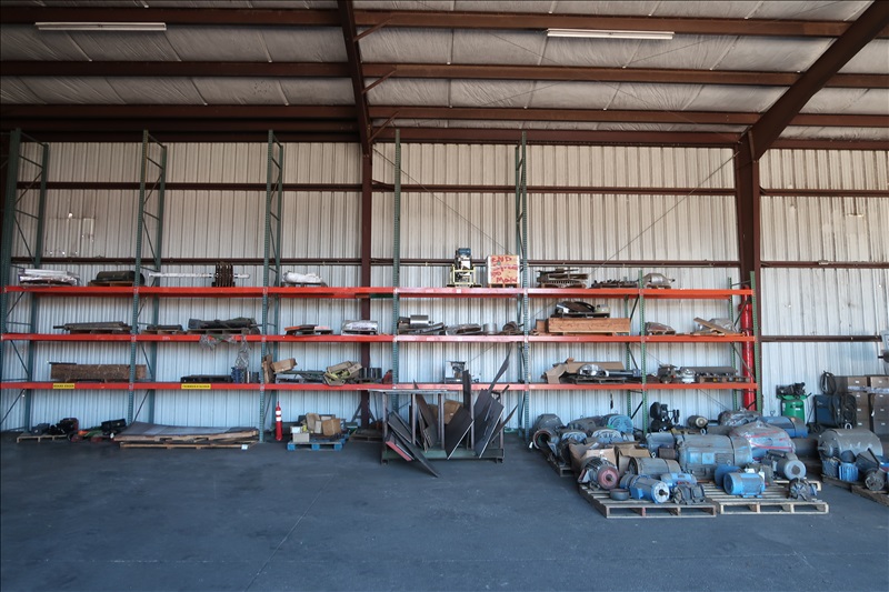 LARGE QUANTITY OF BEARINGS; CYLINDERS; SPROCKETS; COUPLERS; MILL CHAIN