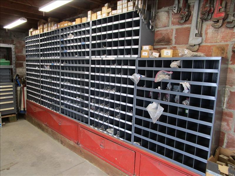 (9) NUT & BOLT BINS, SS GR5 ZINC KEMP'S MACHINE ONLINE ONLY James