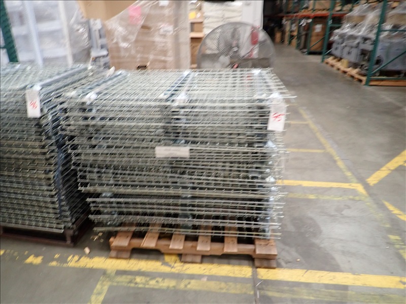 LOT, 36"D X 51"W WIRE PALLET RACK DECKING KROGER EXCESS EQUIPMENT