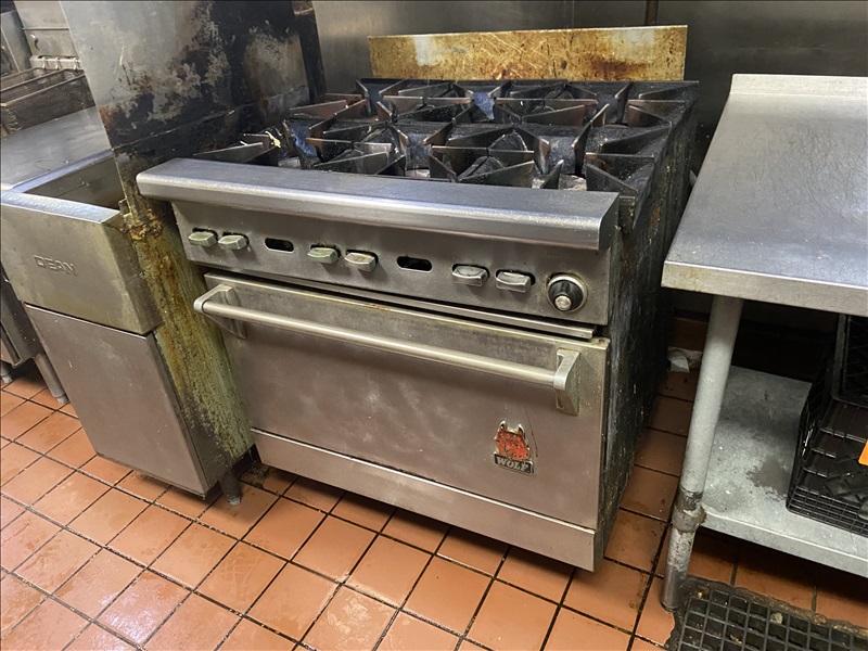 WOLF 36" 6BURNER GAS RANGE W/SINGLEDOOR OVEN LAURELWOOD BREWING CO