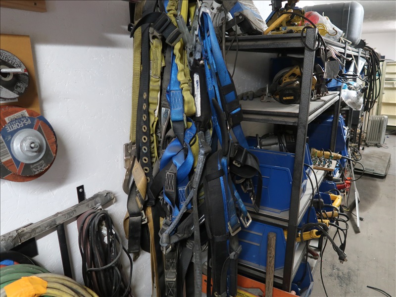 ASSORTED SAFETY HARNESS LATITUDE MARINE SERVICES AUCTION POSTPONED