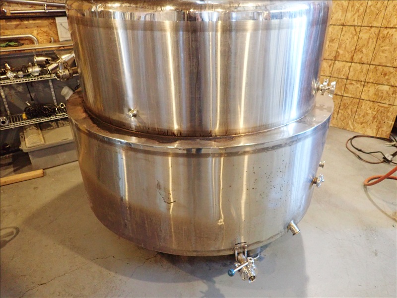 2015 10 BBL 3VESSEL BREWHOUSE, 880,000 BTU NATURAL GAS BOIL KETTLE