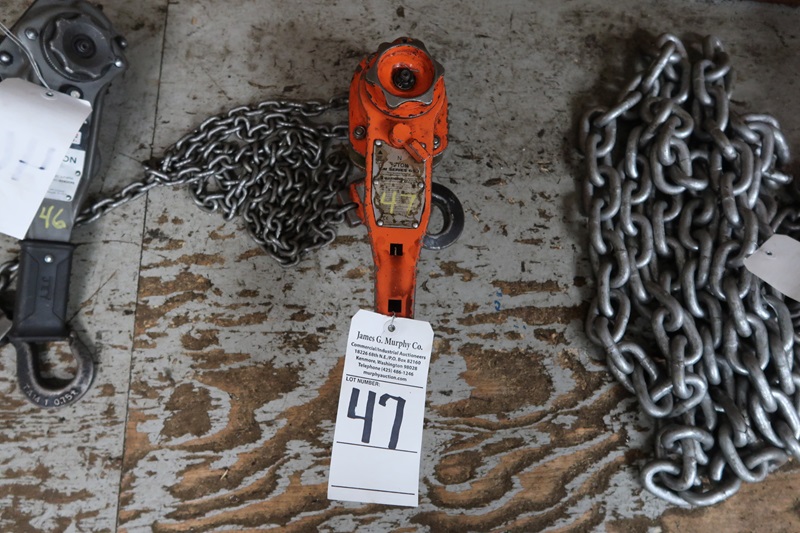 3/4 TON CHAIN COMEALONG NORTHWEST HARDWOODS COOS BAY ONLINE