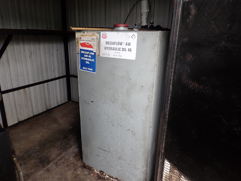 300 GALLON OIL TANK W/SAMSON PUMP OSW REPAIR FACILITY ONLINE
