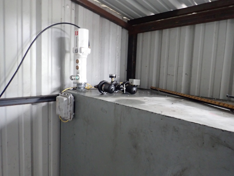 300 GALLON OIL TANK W/SAMSON PUMP OSW REPAIR FACILITY ONLINE