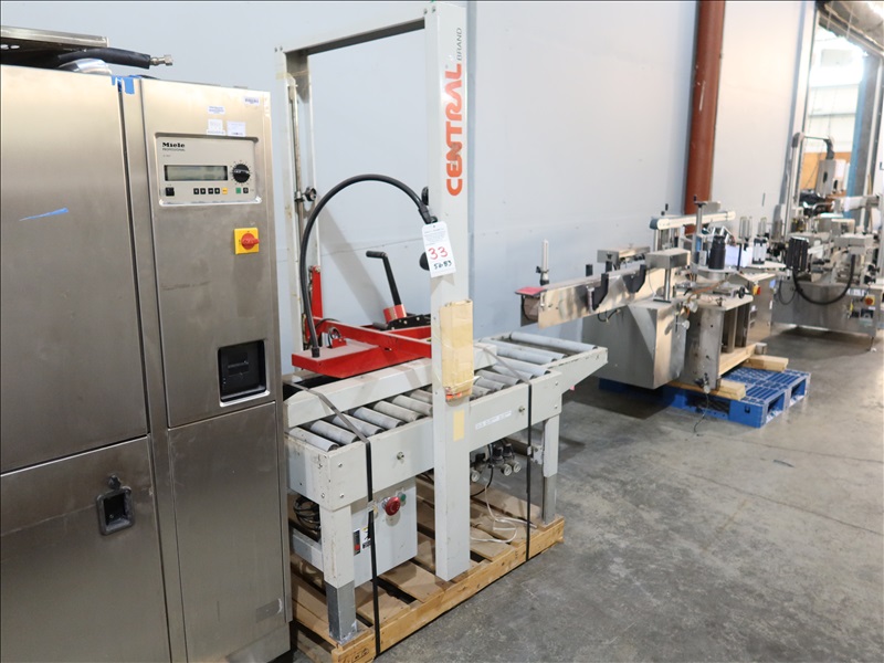 CENTRAL PRODUCTS CP623P PHARMACEUTICAL PACKAGING LINE EQUIPMENT
