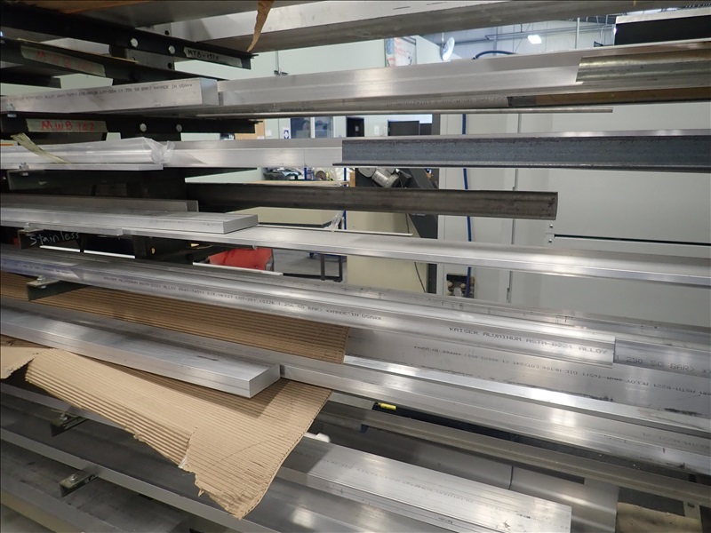 DOUBLE SIDED CART RACK W/ALUMINUM INVENTORY PRIGEL MACHINE