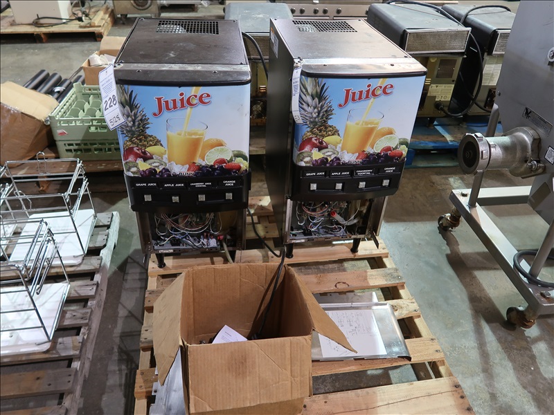 LOT, (2) BUNN JDF4S JUICE DISPENSERS, 120V (NEEDS REPAIR) RESTAURANT