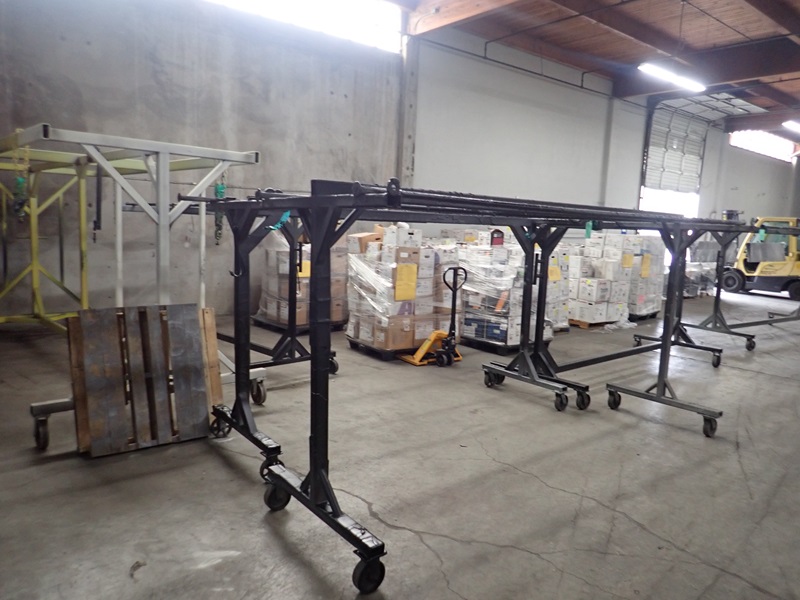 RACKS, CARTS, PALLET JACK, SHELVING & MISC. SHOP SUPPLIES RMC POWDER