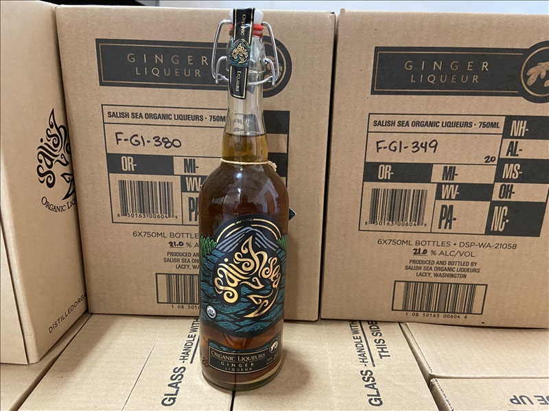 SALISH SEA GINGER LIQUEUR SALISH SEA ORGANIC LIQUEURS ONLINE