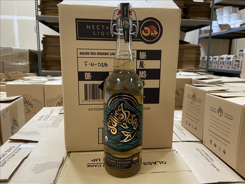 SALISH SEA NECTARINE LIQUEUR SALISH SEA ORGANIC LIQUEURS ONLINE