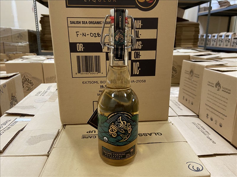 SALISH SEA NECTARINE LIQUEUR SALISH SEA ORGANIC LIQUEURS ONLINE