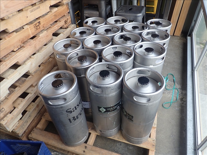 (40) 1/6 BARREL S/S KEGS SASQUATCH BREWING CO. ONLINE AUCTION