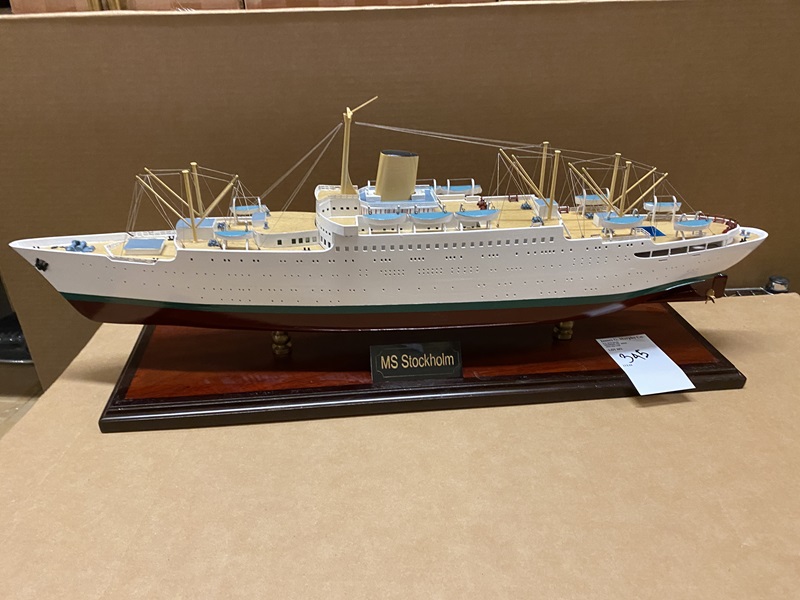 MS Stockholm ship model approx. 31.5" L The model is already built, NOT