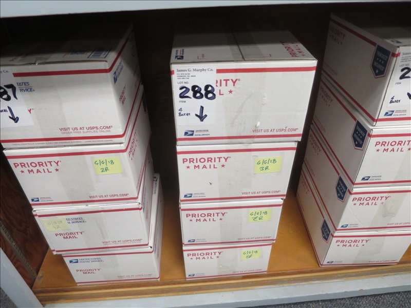 LOT, ASSORTED USED US & FOREIGN BULK STAMPS IN THESE (4) BOXES STAMP