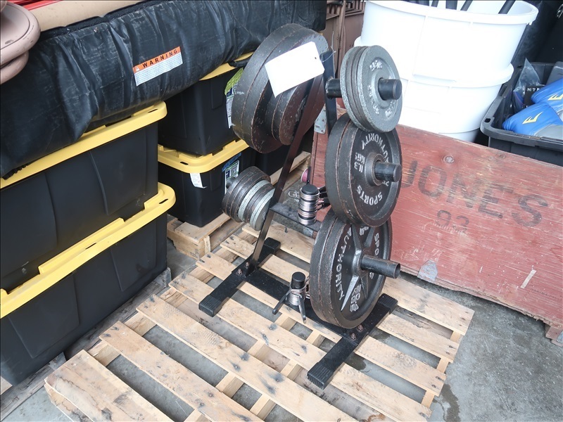 GYM PHOTOS POLICE SEIZURES, COINS, MEMORABILIA AND GYM EQUIPMENT