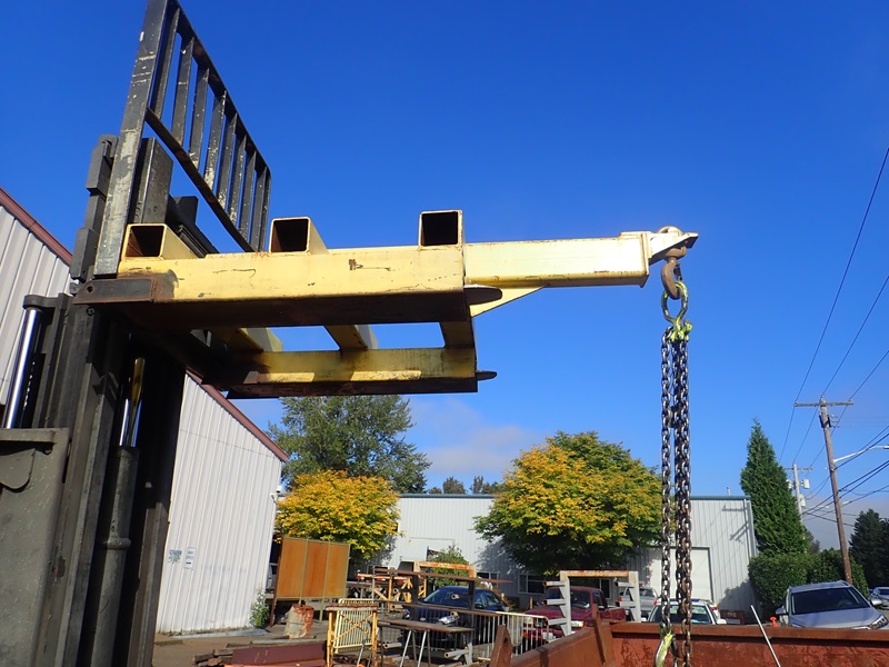 (2) 10,000 LB FORKLIFT BOOM ATTACHMENTS SITE WELDING SERVICES