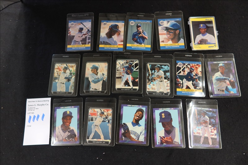KEN GRIFFEY JR. 1991 SET, PLAYBALL AND PROMO CARDS SPORTS MEMORABILIA