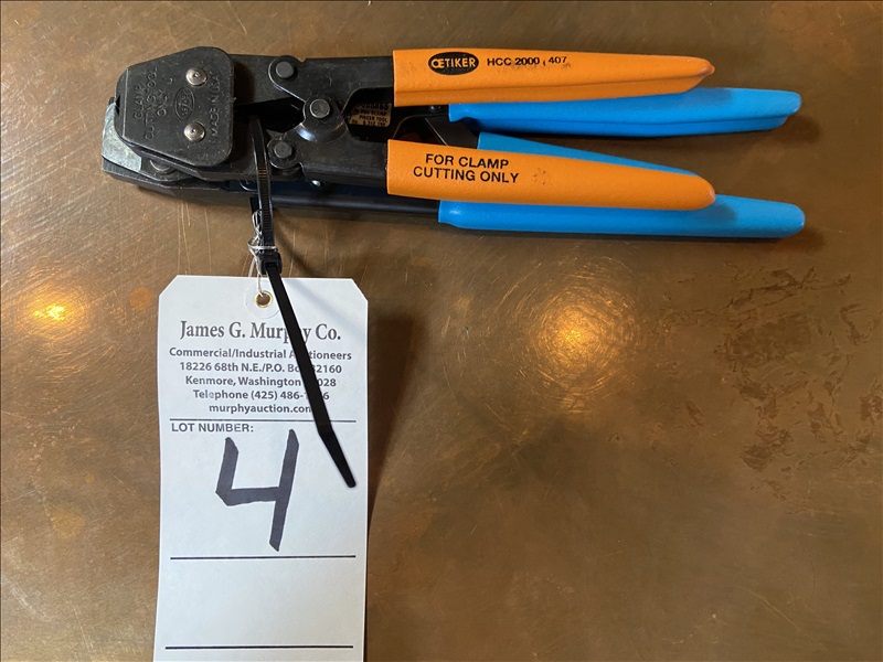 LOT, OETIKER HCC2000 HAND CLAMP CUTTER & SHARK RITE 865895 PEX CLAMP