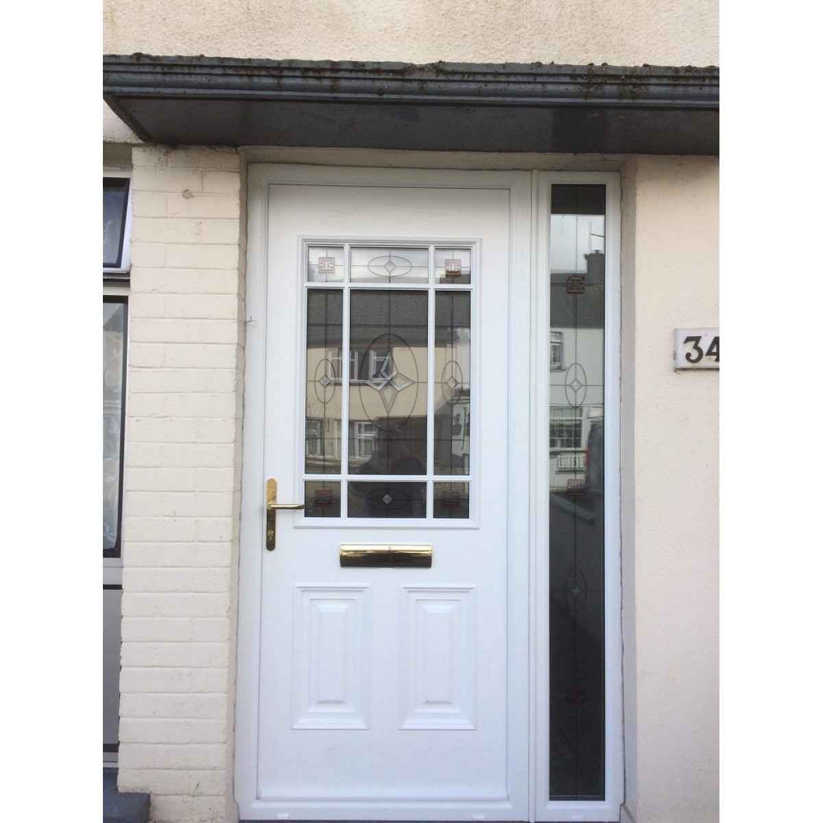 Composite Palladio Cairo Glazed Door and frame Set