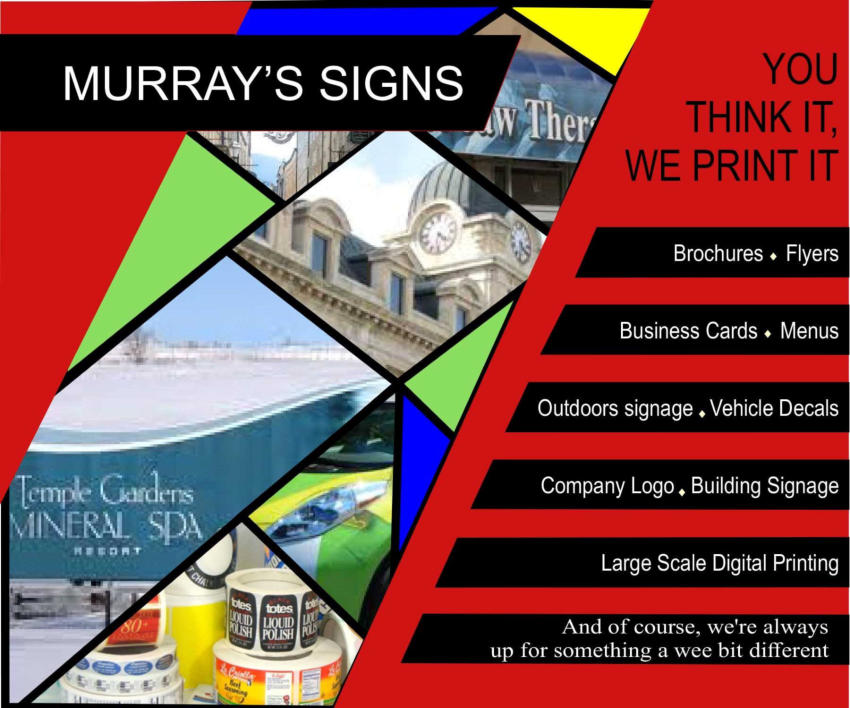 Murray's Signs, Moose Jaw, Murray, Signs Moose Jaw, Saskatchewan, sign