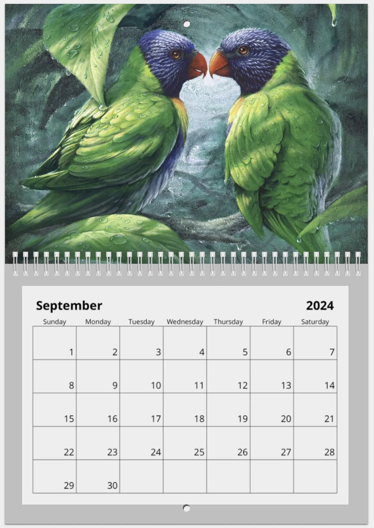 2024 Murray Charteris Art Calendar Murray Charteris Art