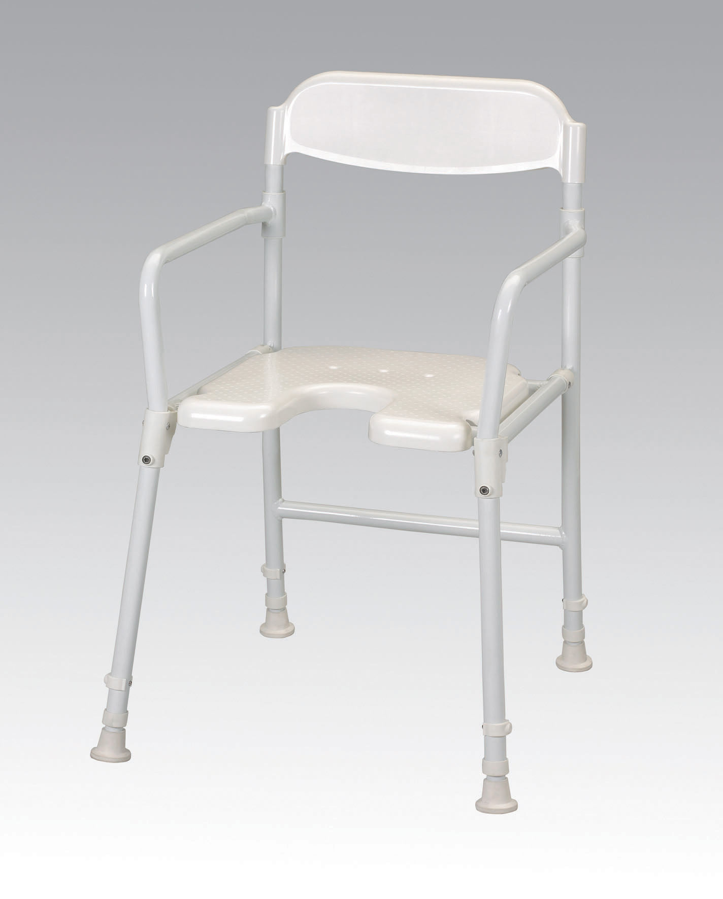 White Line Shower Stool with Arms Murrays.ie