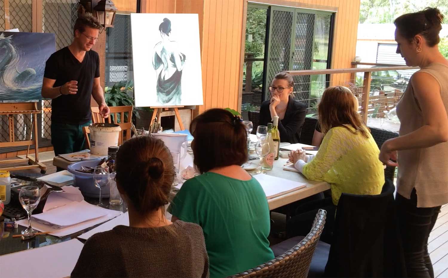 Weekend Painting Murray Charteris Art