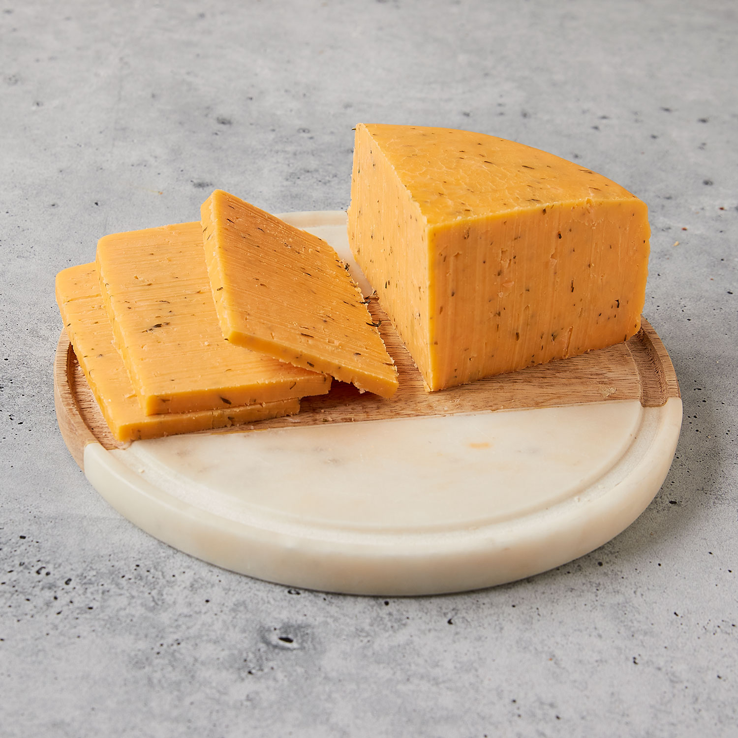 Cotswold a creamy, Double Gloucester cheese with onions and chives