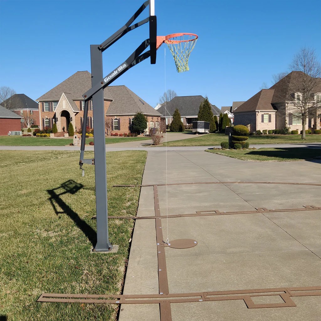 Murray Sporting Goods Premium Basketball Court Marking Stencil Kit