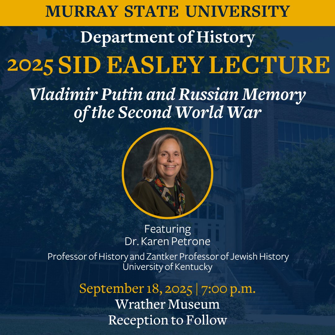 UK professor explores Russian war memory in Sid Easley Lecture series