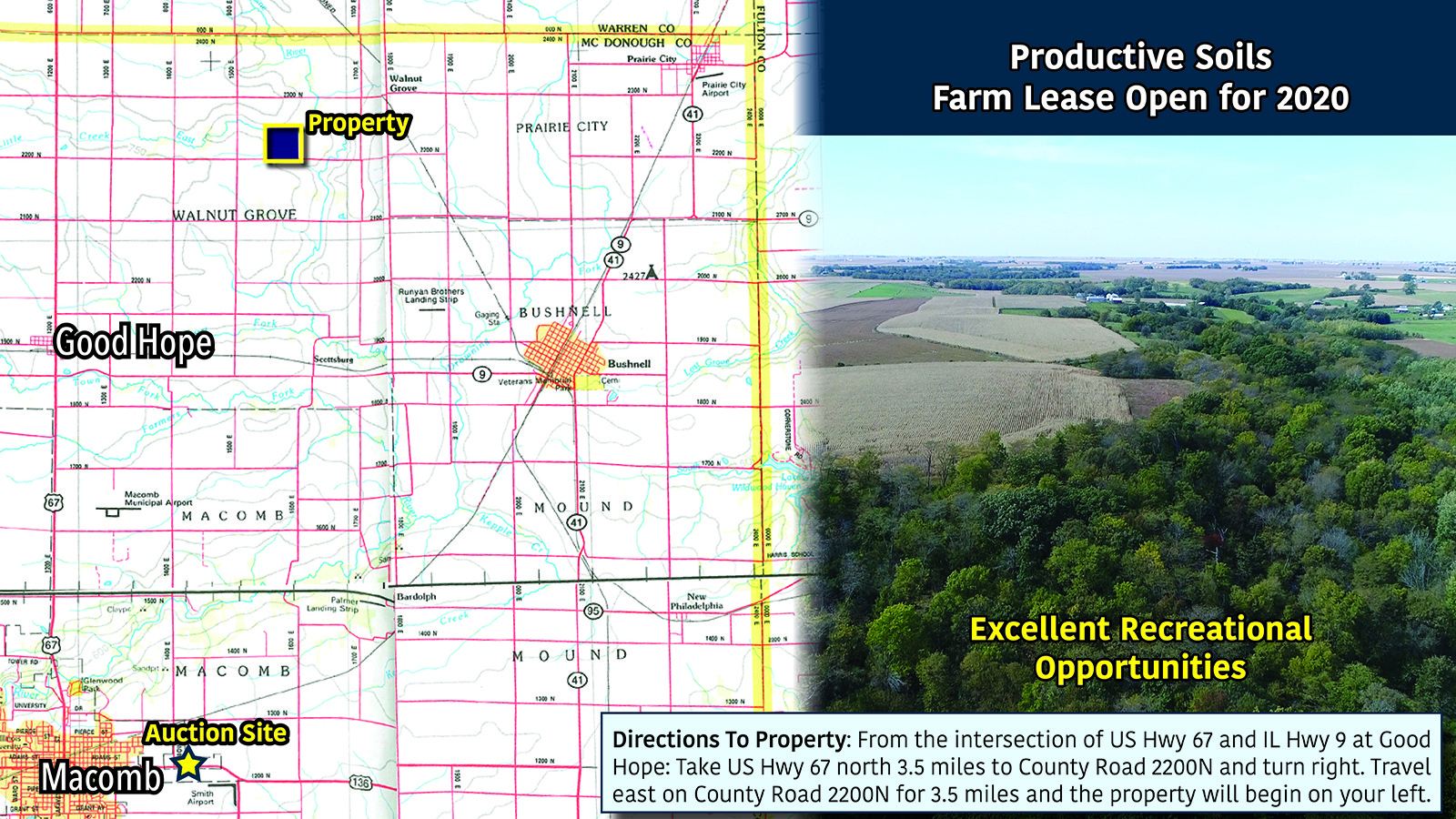 McDonough County, IL 163 Acres MWA Murray Wise Associates
