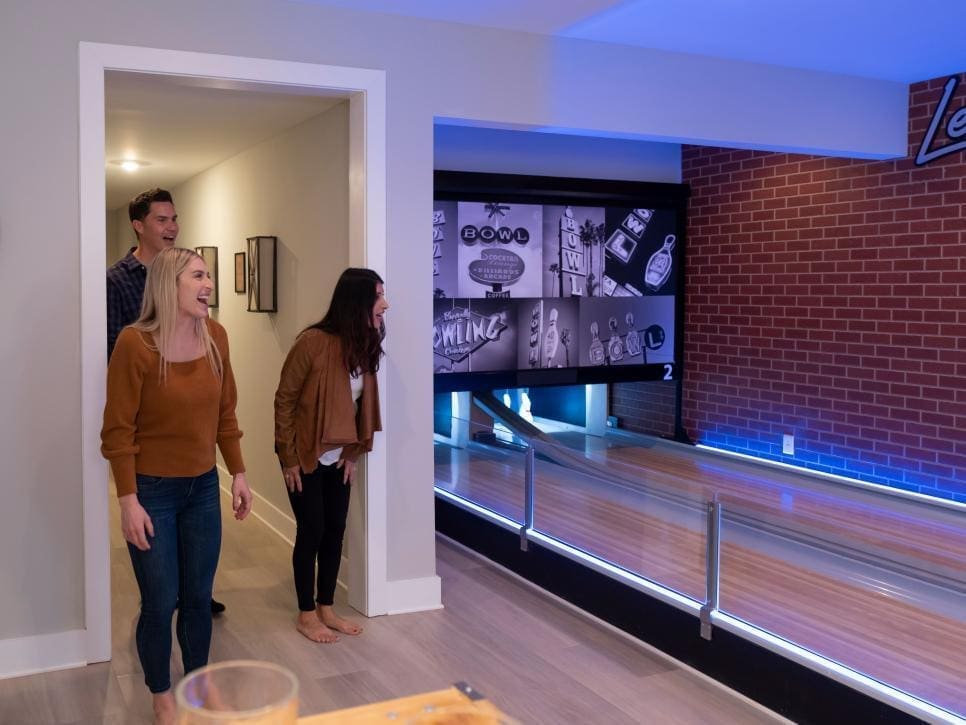 Basement Mini Bowling Alley 4 Murrey Bowling