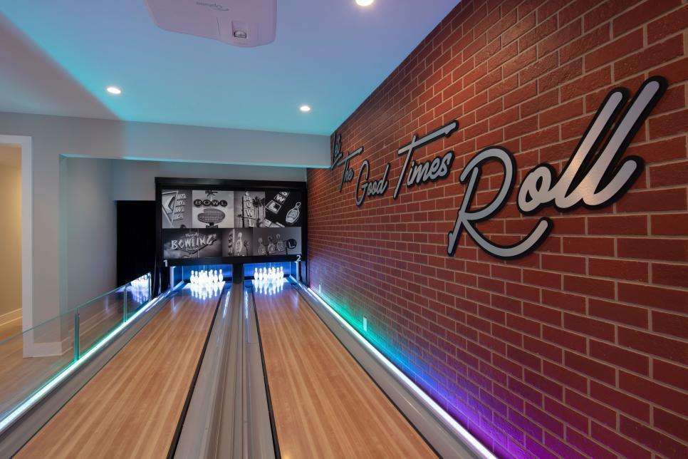 Basement Mini Bowling Alley Murrey Bowling