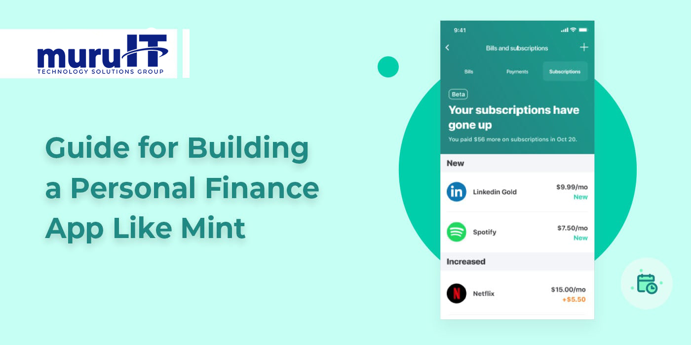 Guide For Building A Personal Finance App Like Mint Top Software