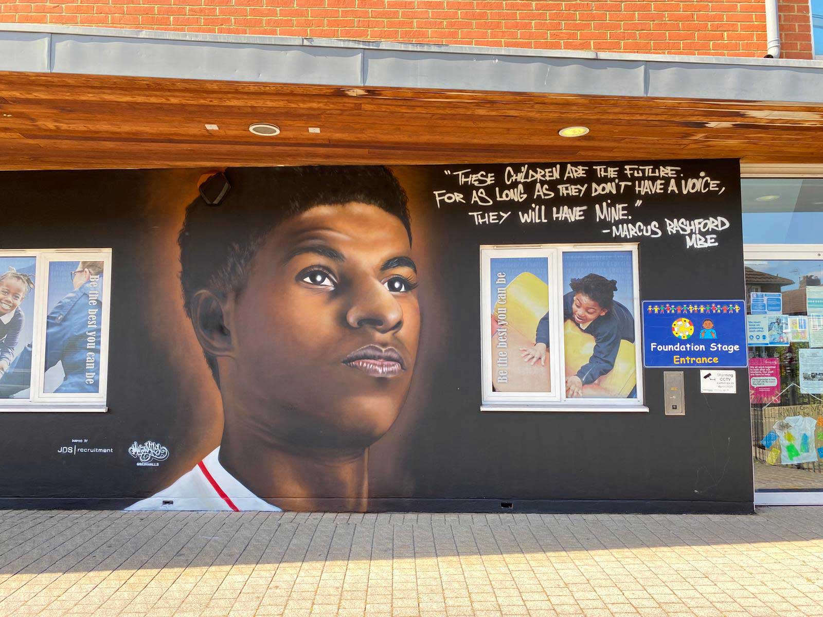 Marcus Rashford MurWalls