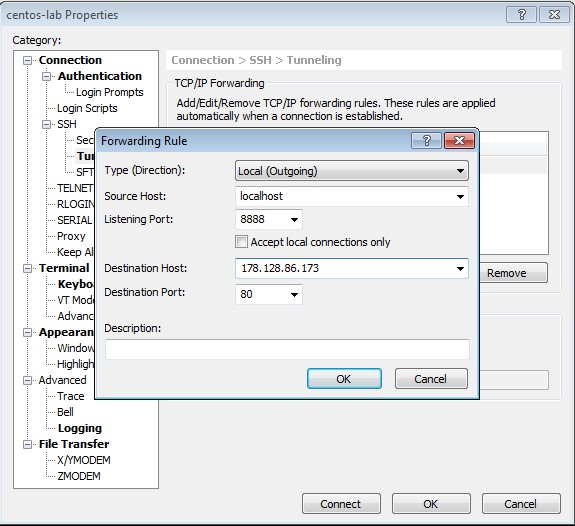 Cara Setting SSH Tunneling dengan Xshell di Windows • Linux & Open Source