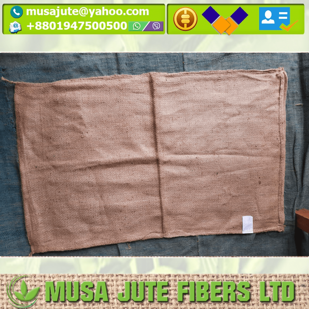 B.TWILL JUTE BAGS VOT FOOD GRADE SIZE 47”x28” MusaJute