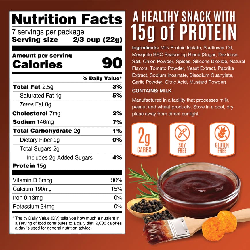 BBQ Flavour Snackhouse Puffs Keto