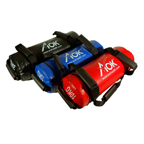 Power Bag 10kg RED with GEL Blocks Sports, Fitness