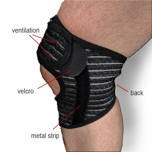 ActiveMOVE Soft Knee Brace Adjustable Sports