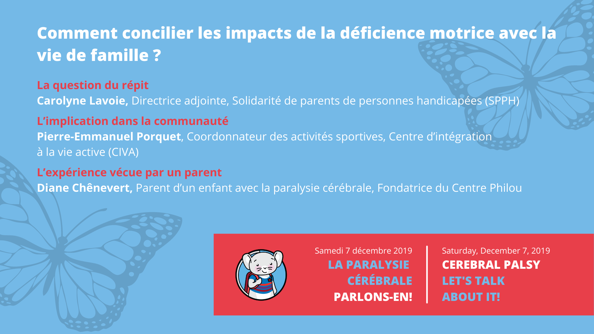 Panel How to reconcile the impacts of motor deficiency with family