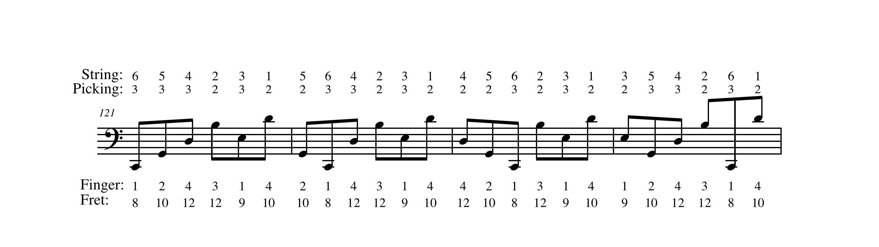 720SweepArpeggioPatternsfor6StringBassExample Muse Eek