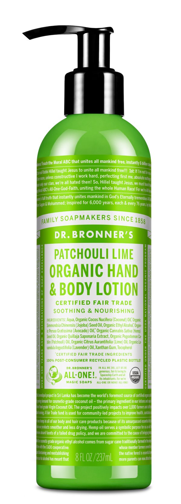 Dr. Bronner's Organic Hand & Body Lotion Muse Beauty
