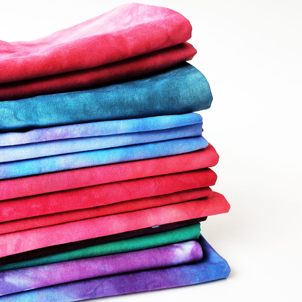 Hand Dyed Cotton Fabric Muse of the Morning Hand Dyed Embroidery