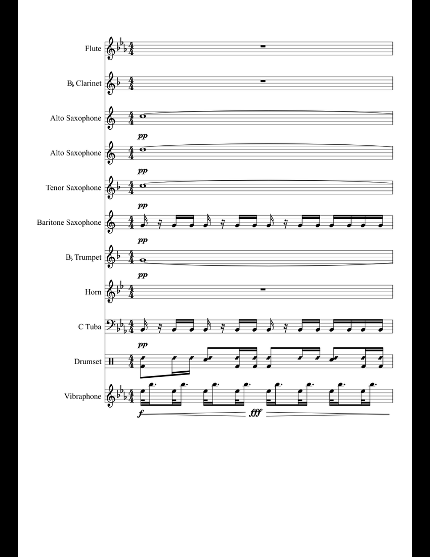 Mario Kart 64 Rainbow Road sheet music for Flute, Alto
