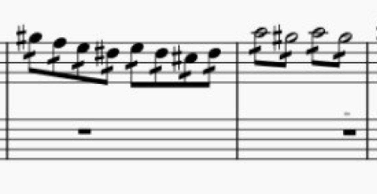 Help! Eighth notes tremolo with half note heads. MuseScore