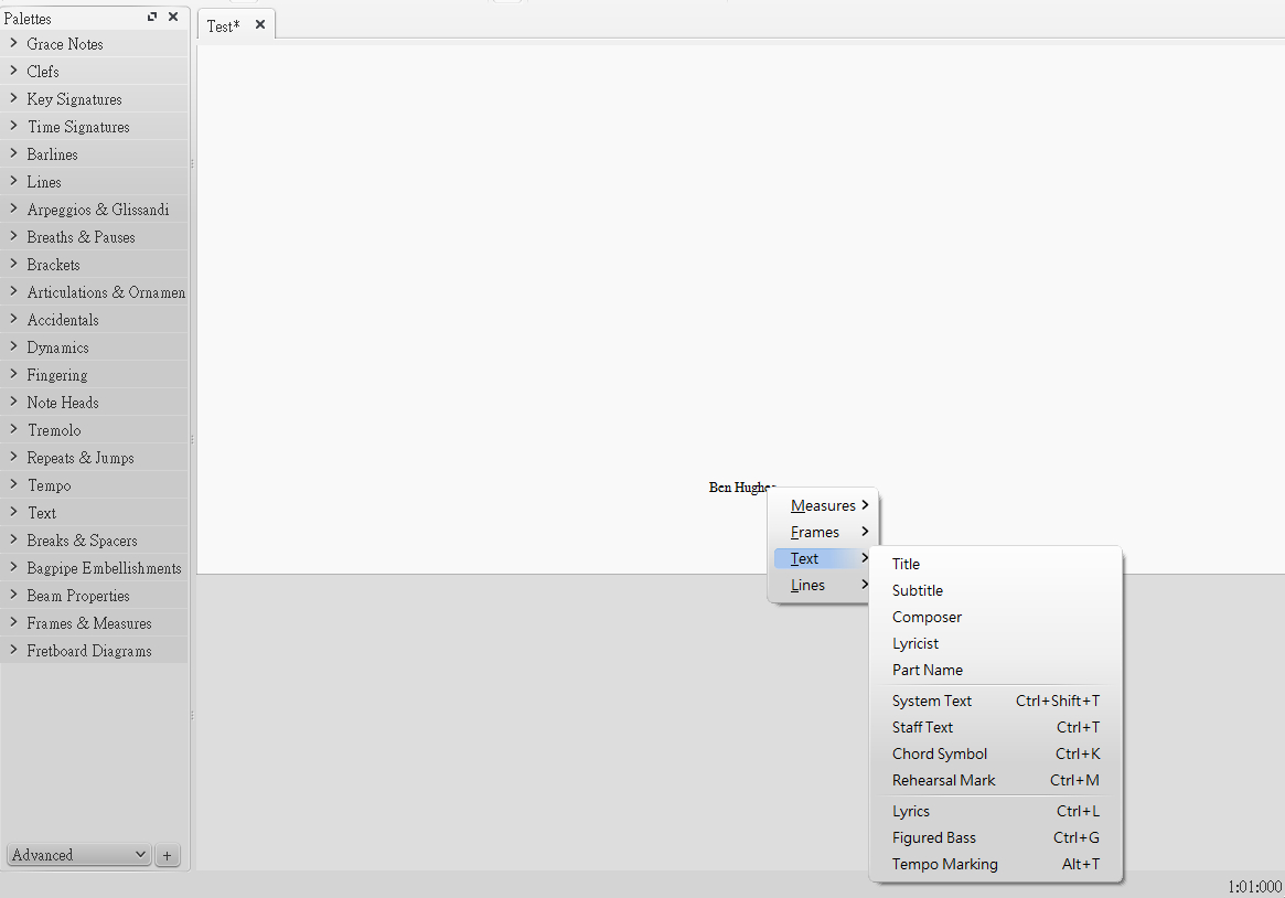 Copyright Font MuseScore
