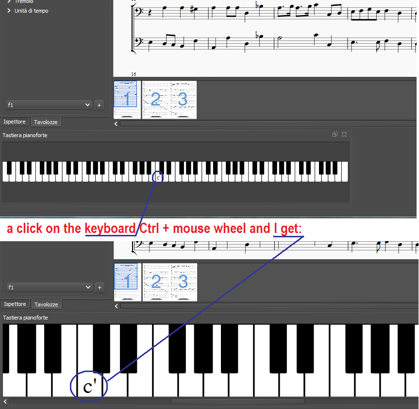 onscreen piano keyboard for note entry MuseScore