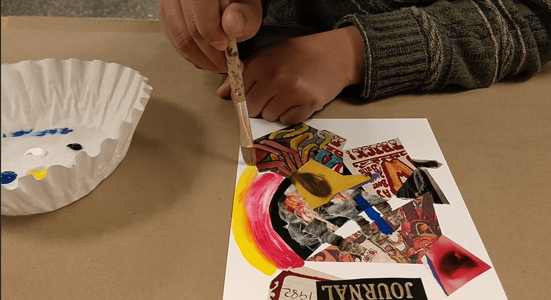 Abstract SelfPortrait Collage Art Museum Syracuse University